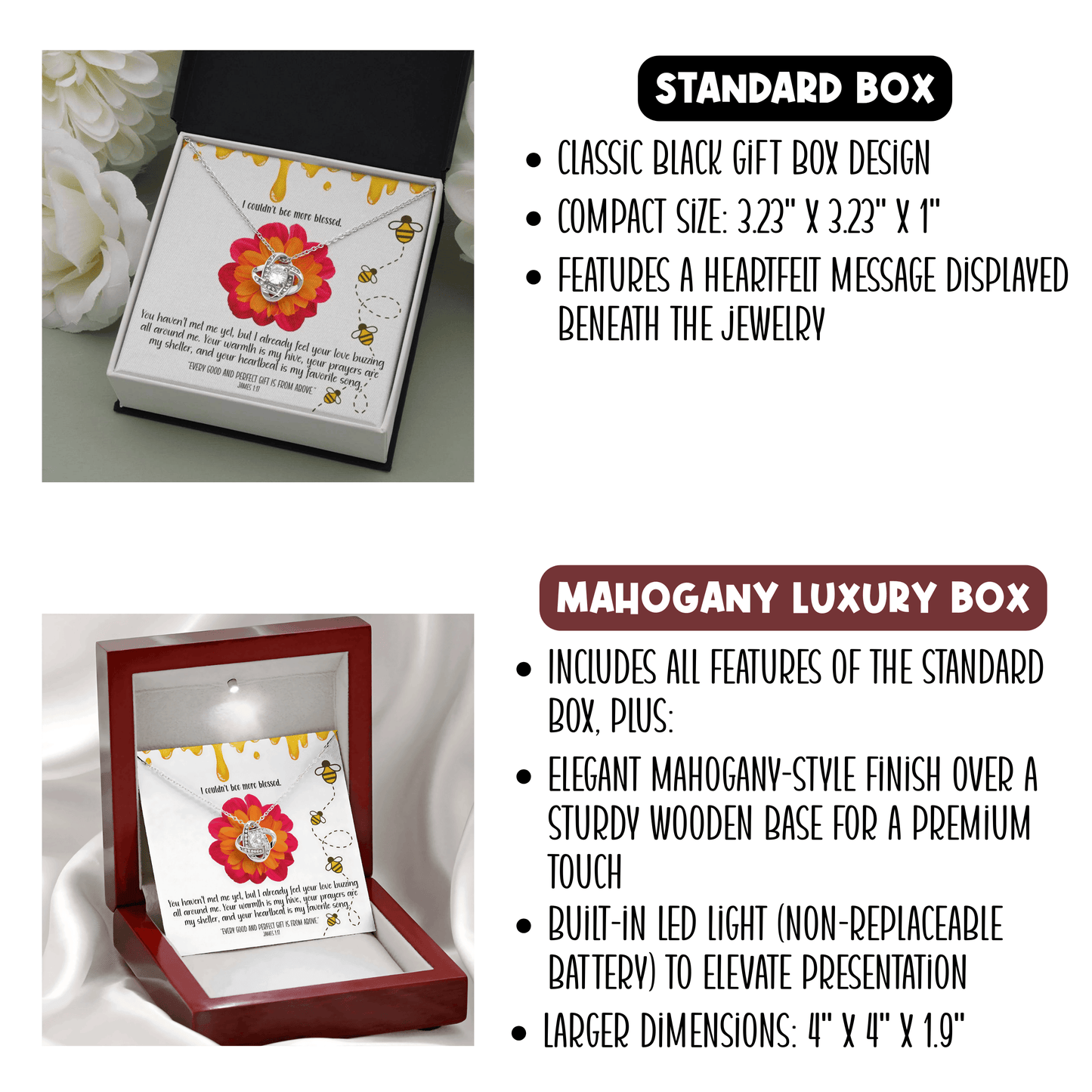 Bee More Blessed – A Necklace for the Mom-to-Be