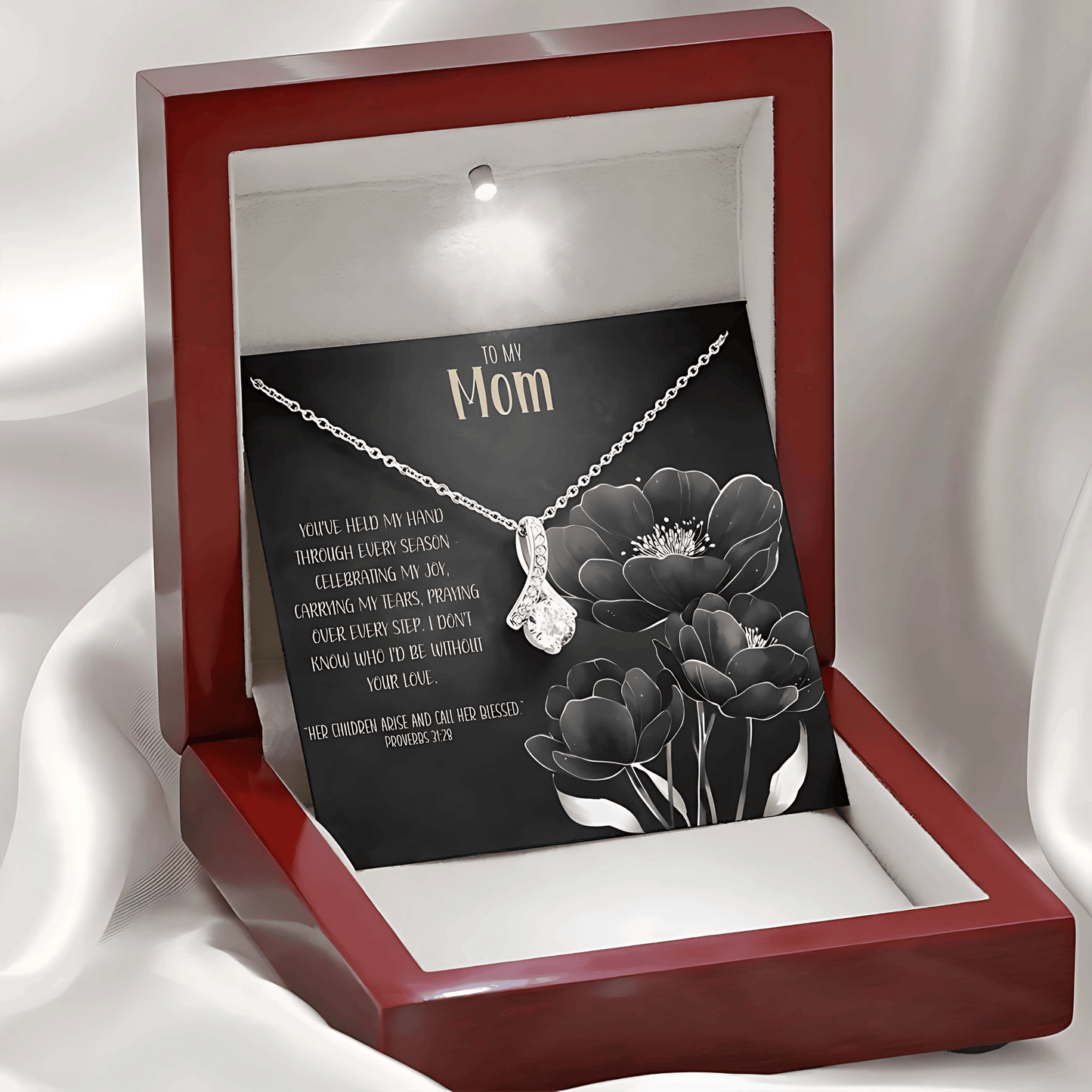 Every Step – A Necklace of Gratitude for Mom