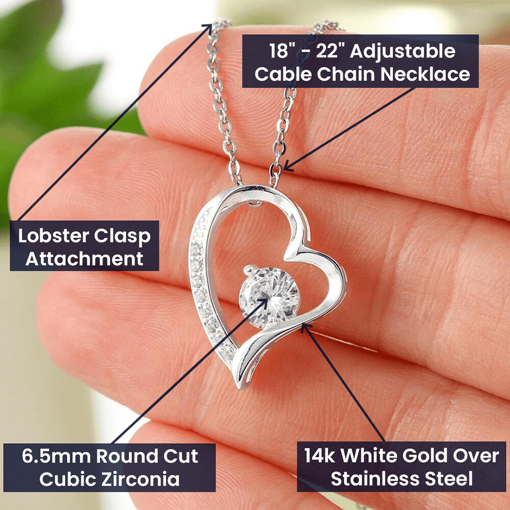 A Beautiful Reflection – A Heart Necklace for My Daughter