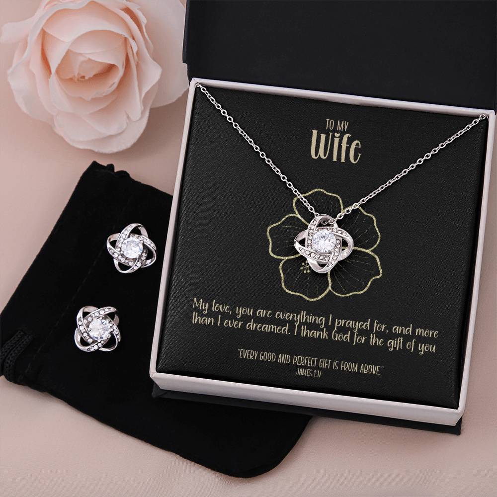 Everything I Prayed For – A Necklace & Earring Gift Set for My Wife
