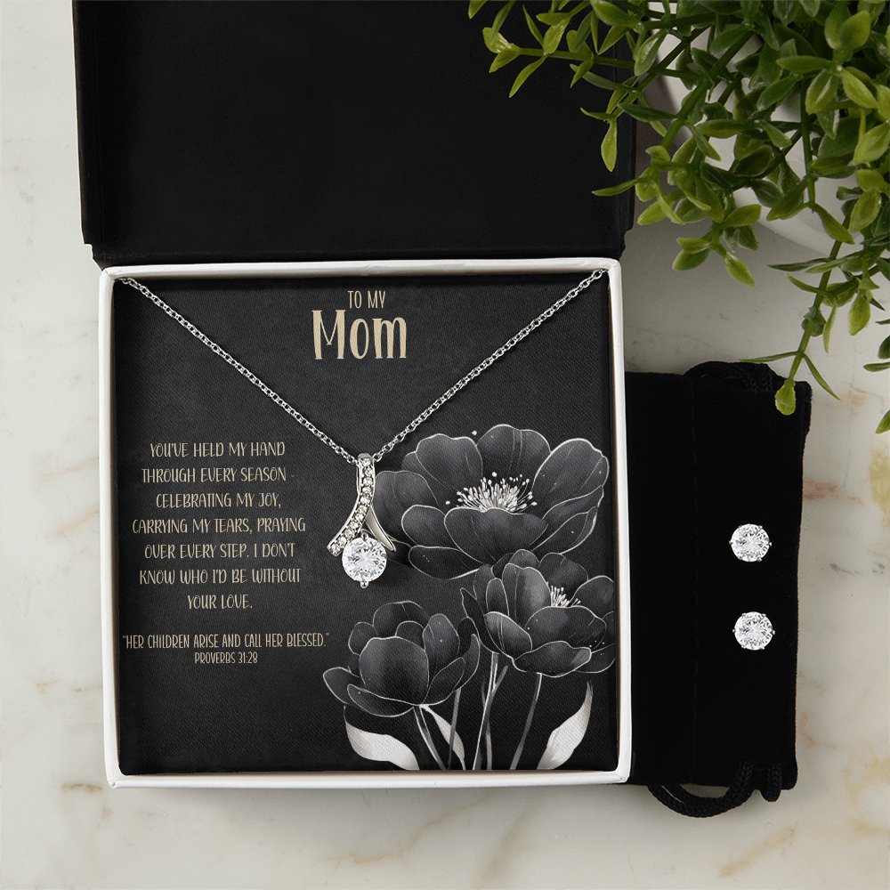 Every Step – A Necklace & Earring Gift Set for Mom