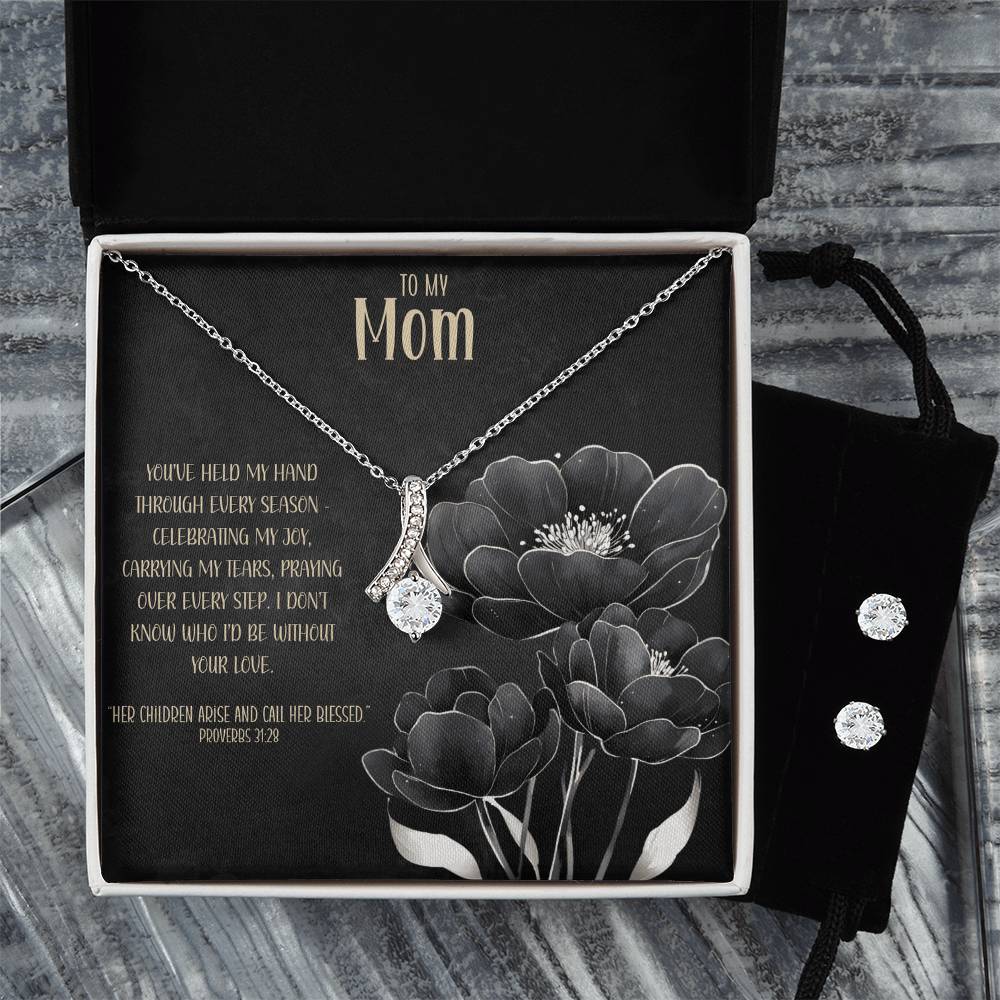 Every Step – A Necklace & Earring Gift Set for Mom