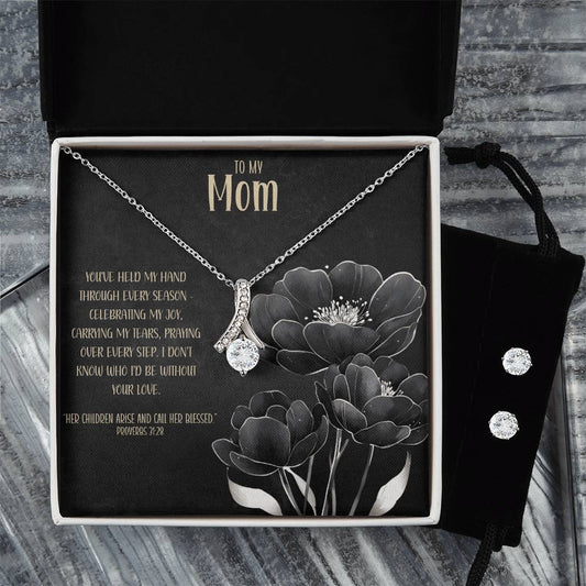 Every Step – A Necklace & Earring Gift Set for Mom