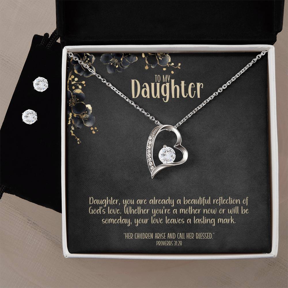 A Beautiful Reflection – A Necklace & Earring Gift Set for My Daughter