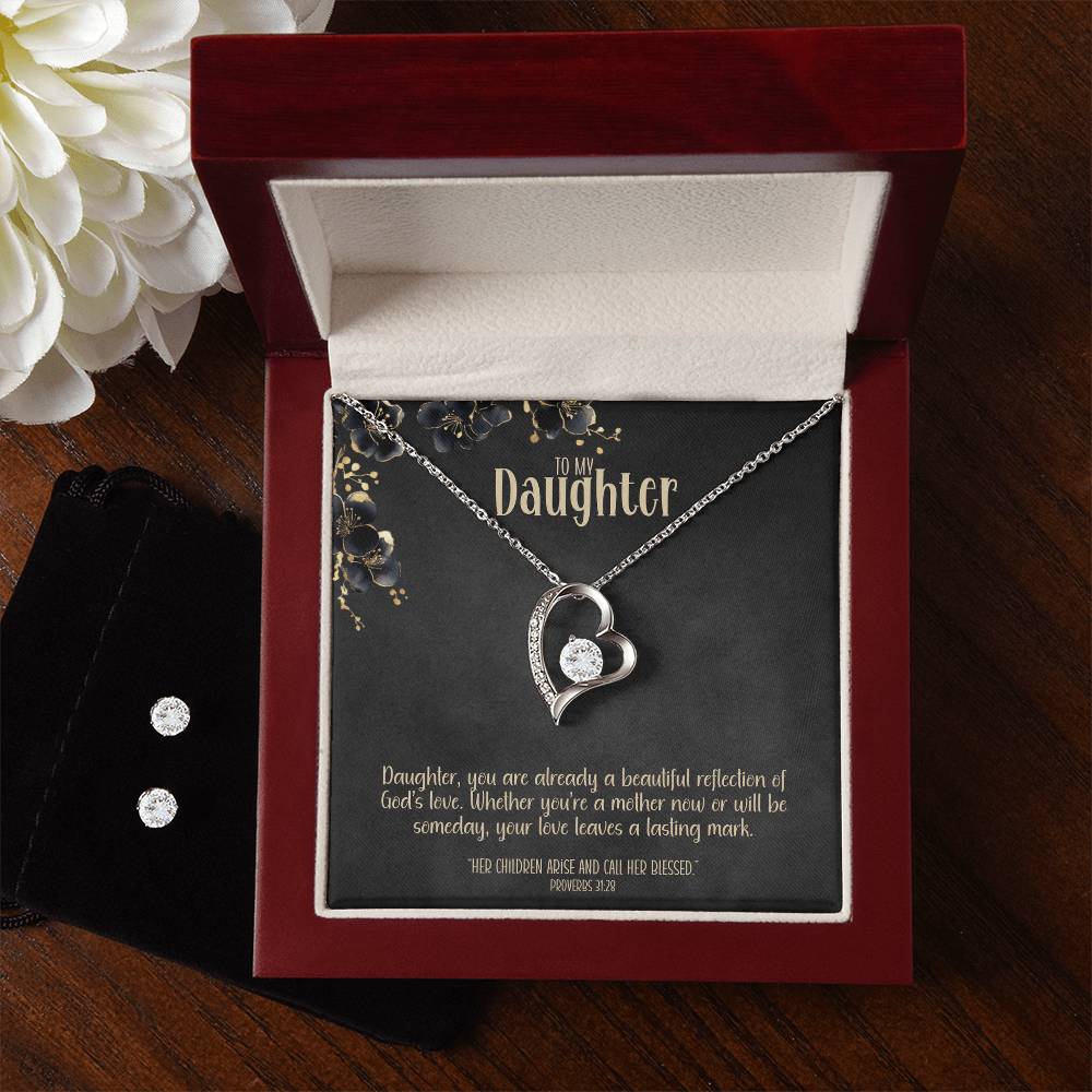 A Beautiful Reflection – A Necklace & Earring Gift Set for My Daughter