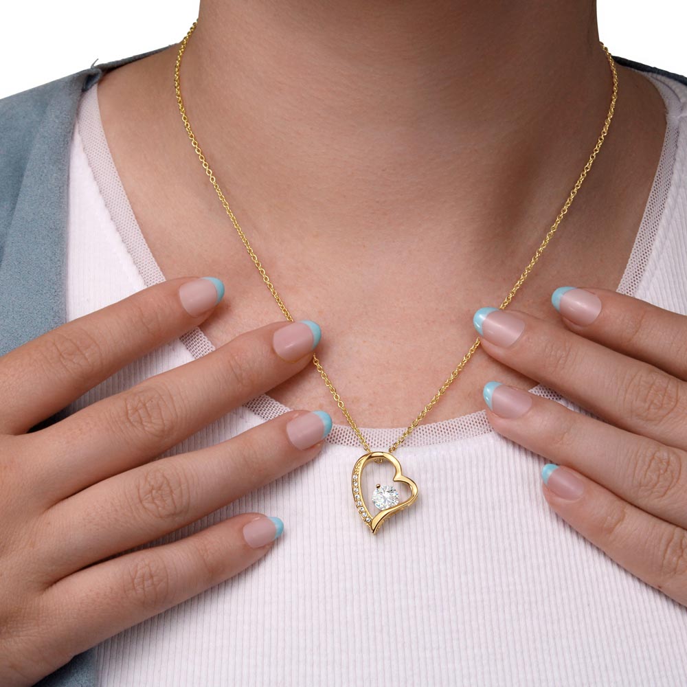 A Beautiful Reflection – A Heart Necklace for My Daughter