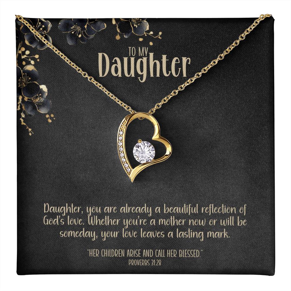 A Beautiful Reflection – A Heart Necklace for My Daughter