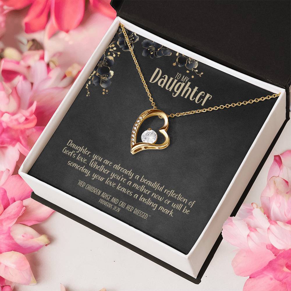 A Beautiful Reflection – A Heart Necklace for My Daughter
