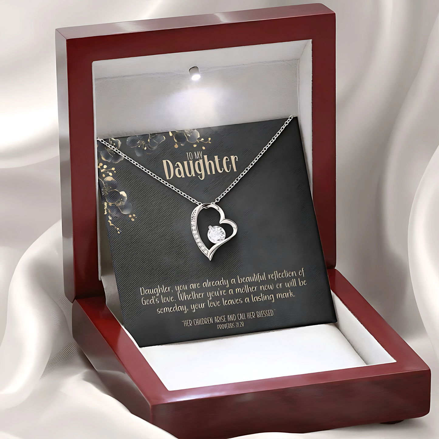 A Beautiful Reflection – A Heart Necklace for My Daughter