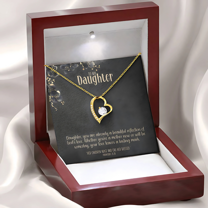 A Beautiful Reflection – A Heart Necklace for My Daughter