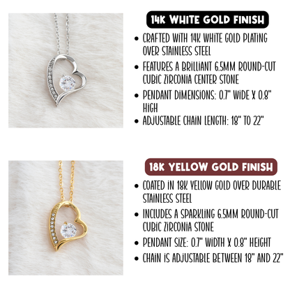 A Beautiful Reflection – A Heart Necklace for My Daughter