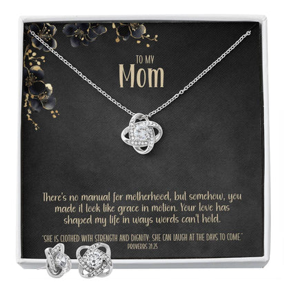 Grace in Motion – Necklace & Earring Gift Set for Mom