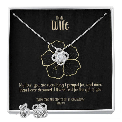 Everything I Prayed For – A Necklace & Earring Gift Set for My Wife