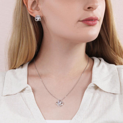 Radiant Becoming – A Necklace & Earring Gift Set for My Daughter