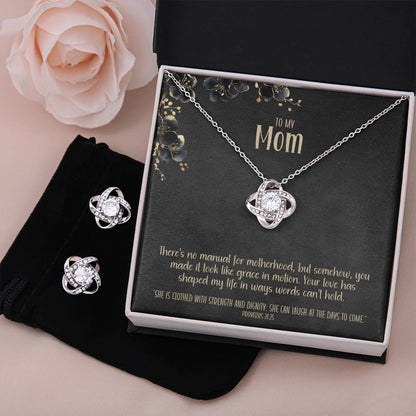 Grace in Motion – Necklace & Earring Gift Set for Mom