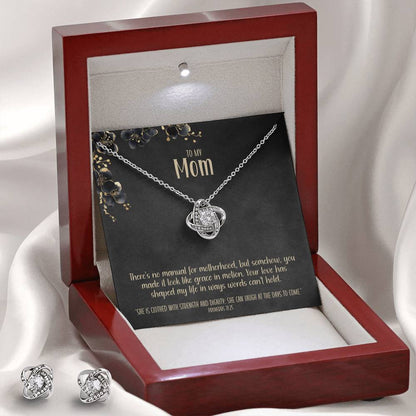 Grace in Motion – Necklace & Earring Gift Set for Mom