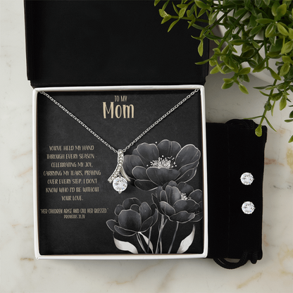 Every Step – A Necklace & Earring Gift Set for Mom