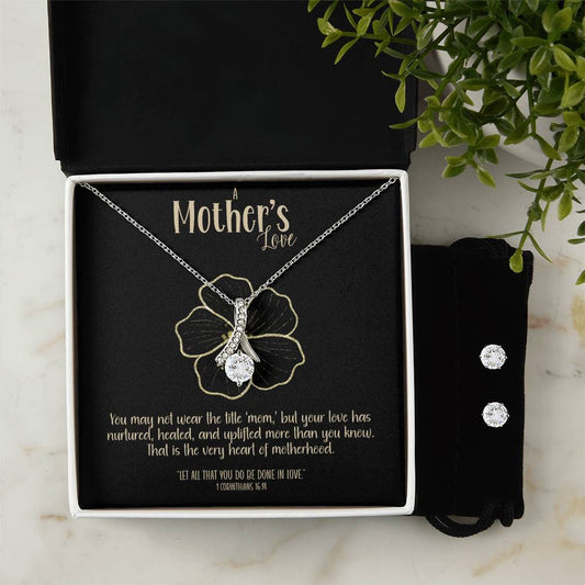 Heart of Motherhood – A Necklace & Earring Gift Set for Her