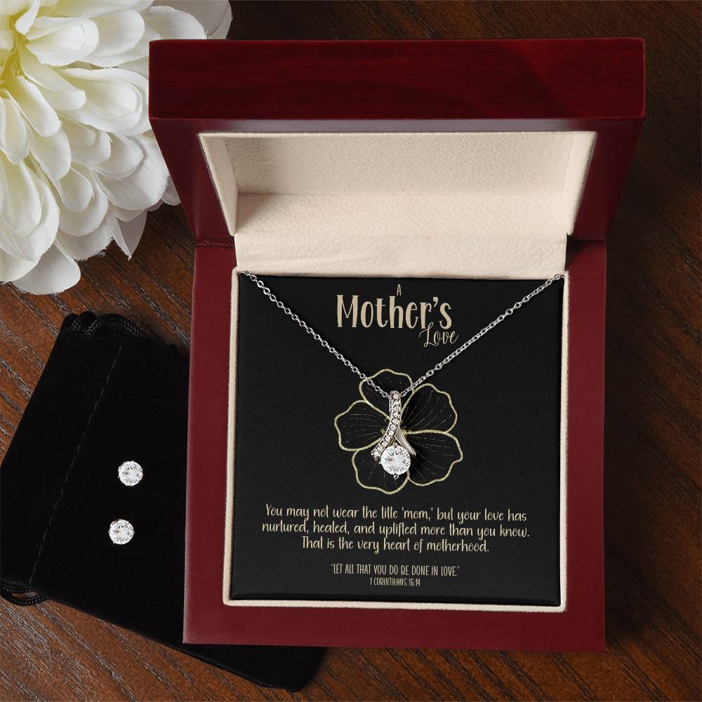 Heart of Motherhood – A Necklace & Earring Gift Set for Her