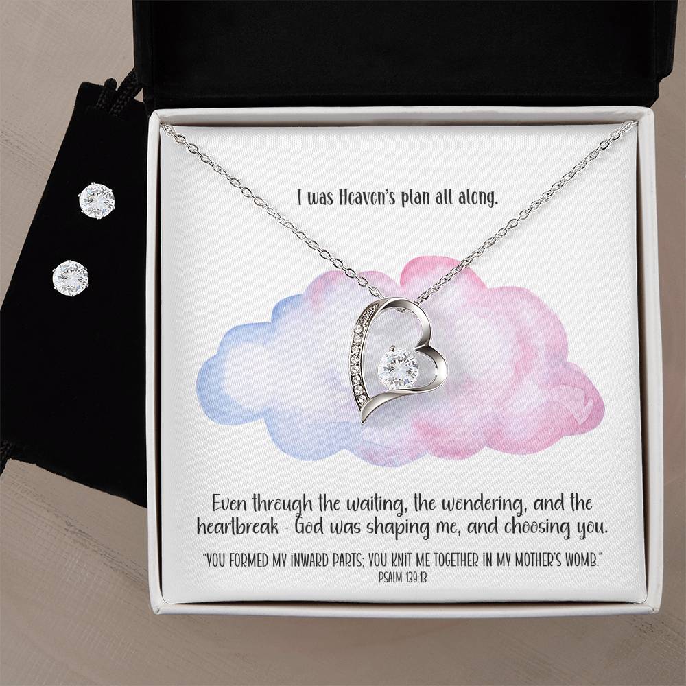 Heaven’s Plan – A Necklace & Earring Gift Set for Mom-to-Be