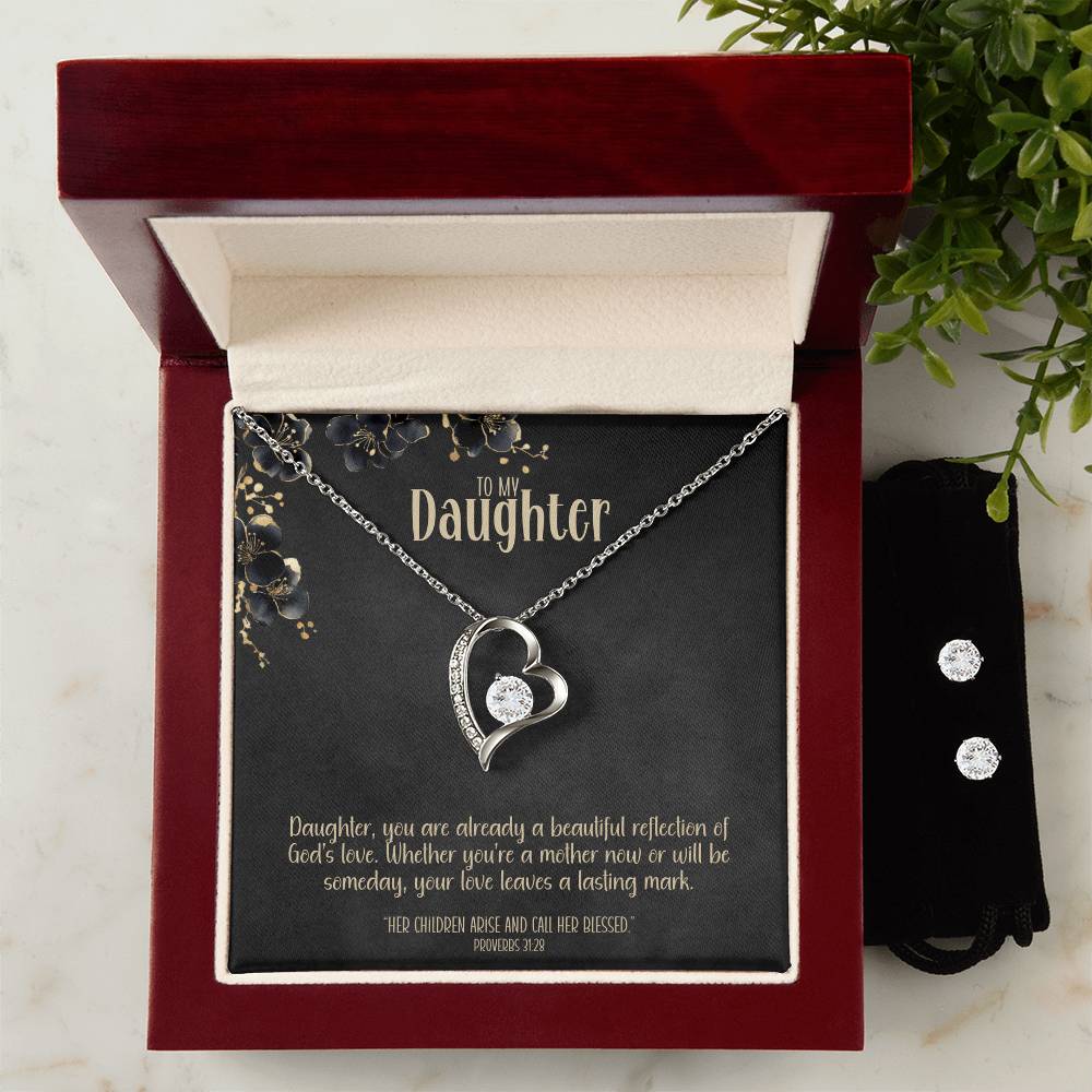 A Beautiful Reflection – A Necklace & Earring Gift Set for My Daughter