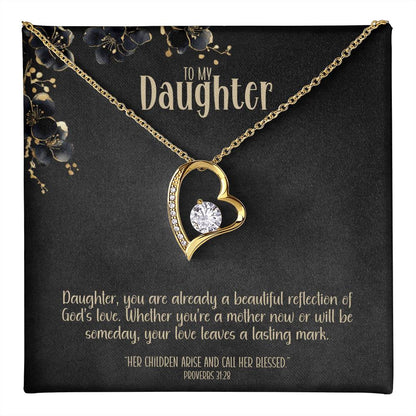 A Beautiful Reflection – A Heart Necklace for My Daughter