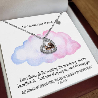 Heaven’s Plan – A Baby Feet Heart Necklace for Mom-To-Be